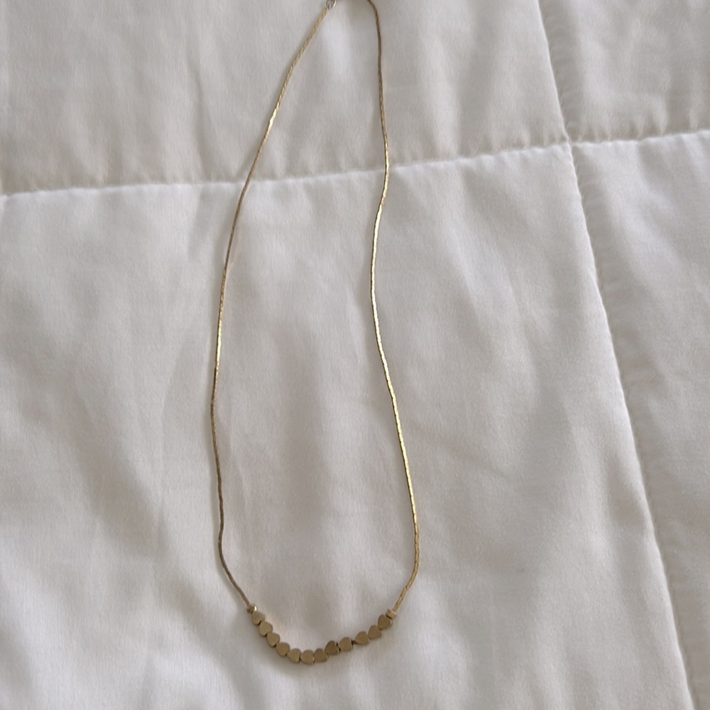 Gold Multi-heart Necklace - Picture 1 of 6